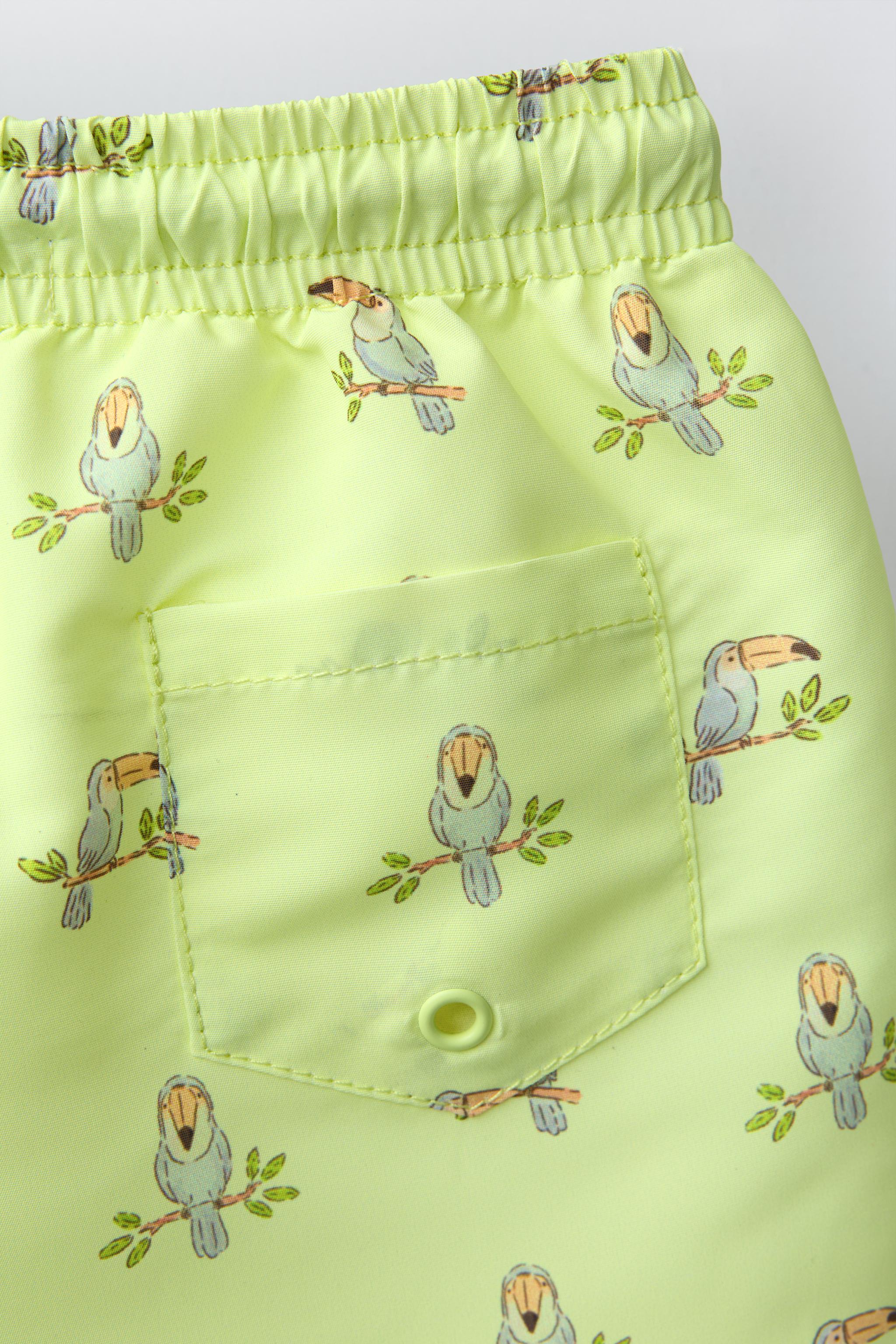 1-6 YEARS / TOUCAN SWIM SHORTS